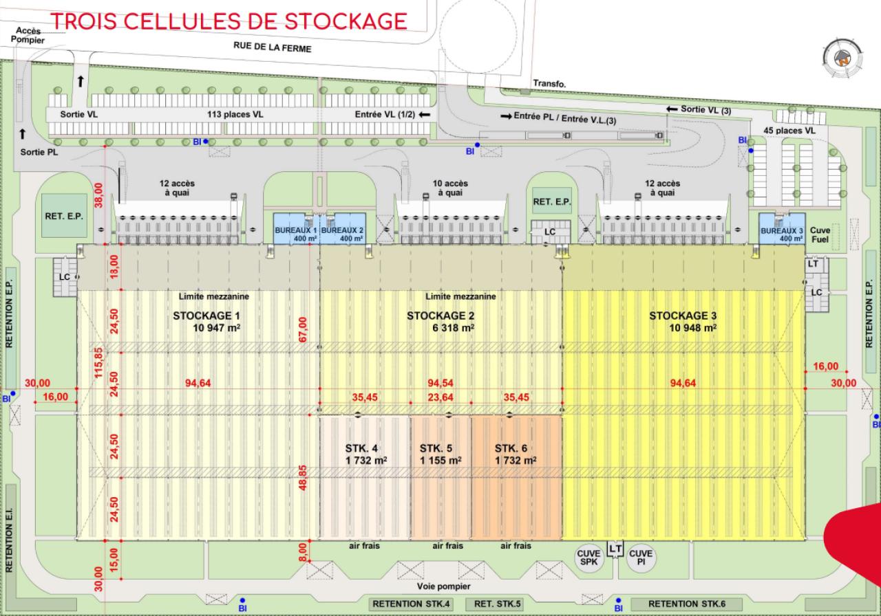 Entrepôt classe a Oursel-Maison 39194m² Vente entrepôt classe a Oursel-Maison Oise OVLOG2531037 3